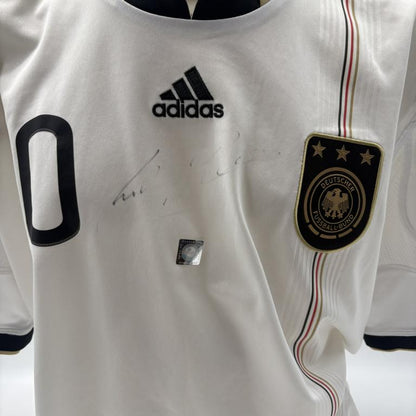 DFB Trikot Lukas Podolski signiert Adidas COA Deutschland Autogramm XL