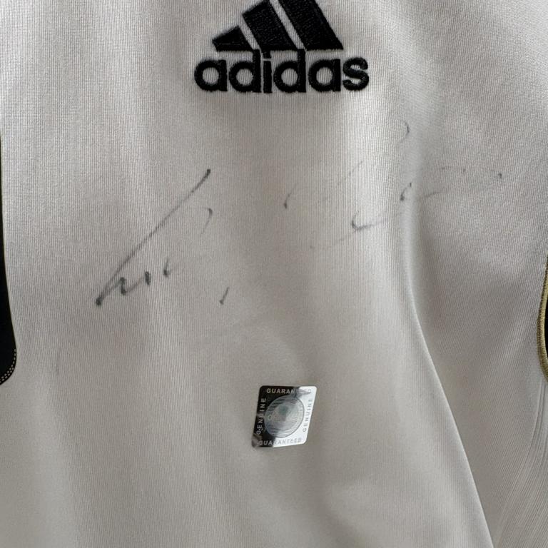 DFB Trikot Lukas Podolski signiert Adidas COA Deutschland Autogramm XL
