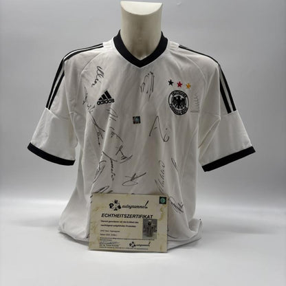 Deutschland Trikot WM 2002 Teamsigniert DFB Adidas L