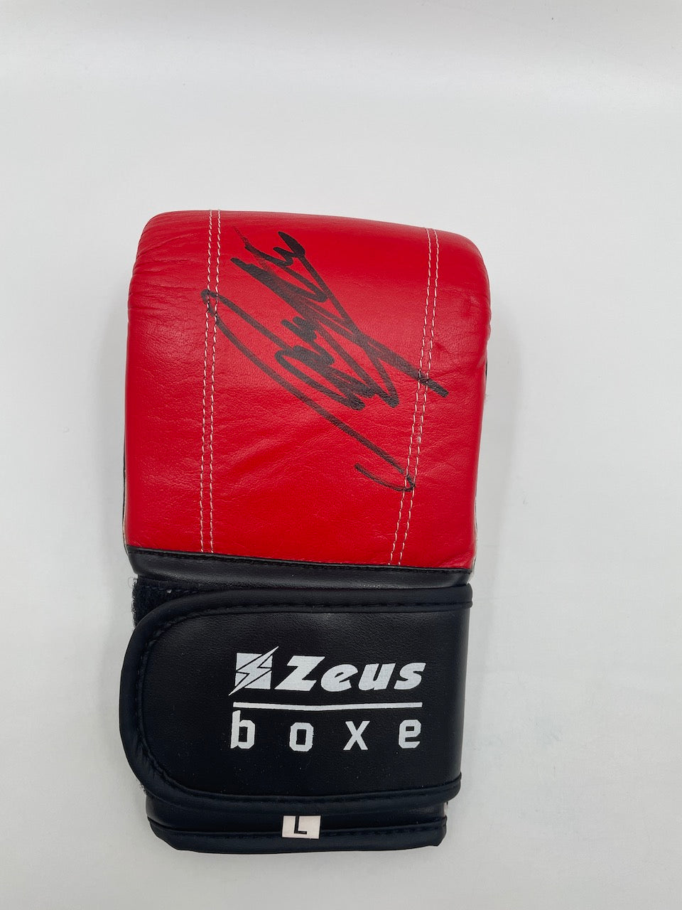 Punching Bag Gloves Axel Schulz signed Autograph Signature Boxing COA New