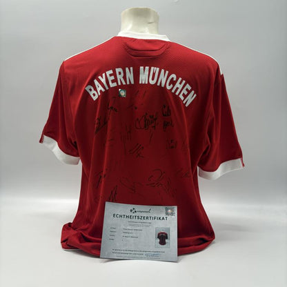 Bayern München Trikot 2009/2010 Teamsigniert Bundesliga COA Adidas L