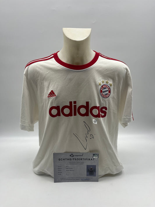 Bayern München T-Shirt Arjen Robben signiert Autogramme FCB XL