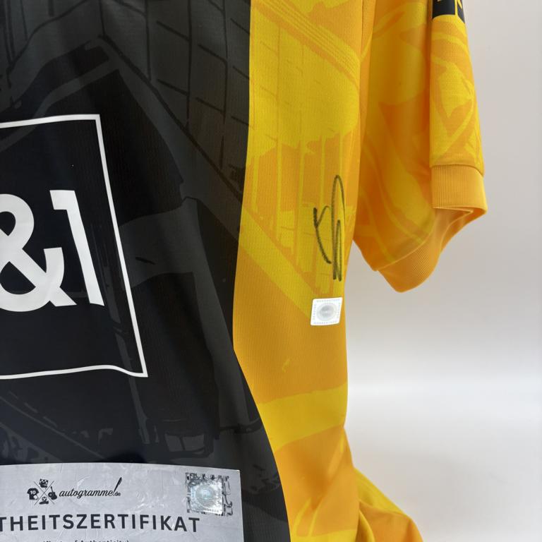 Borussia Dortmund Sondertrikot Ramy Bensebaini signiert Puma COA  Autogramm XL