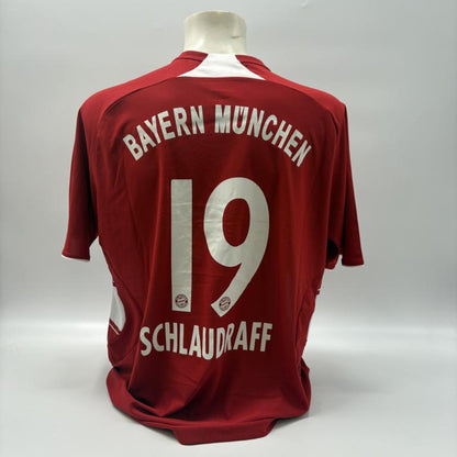 Bayern München Jan Schlaudraff signiert Autogramm Adidas COA L