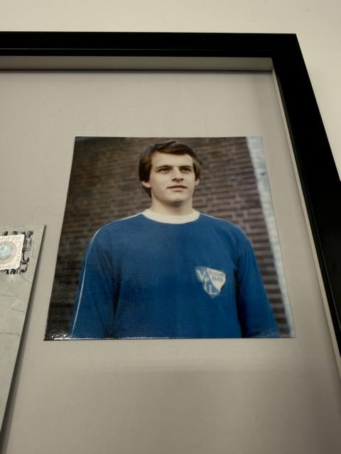 Kapitänsbinde Matthias Herget signiert im Rahmen VFL Bochum COA