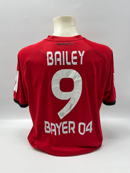 Bayer Leverkusen jersey 2017/2018, team signed, autographed, COA Jako XXL