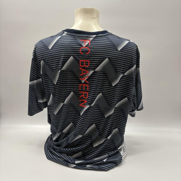 Bayern München Trainingsshirt Luis Diaz signiert im Rahmen COA Adidas 3XL