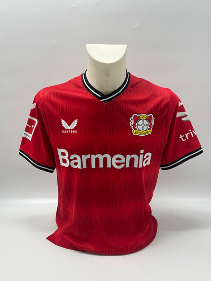 Bayer Leverkusen jersey signed by Patrick Pentz, Bundesliga COA L
