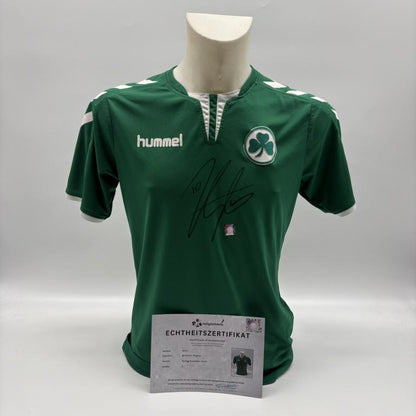 Greuter Fürth T-Shirt Branimir Hrgota signiert Autogramm S Hummel