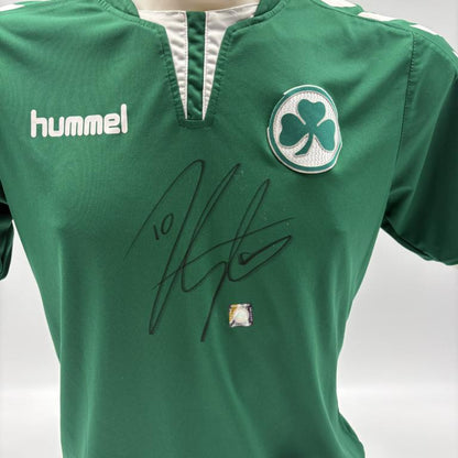 Greuter Fürth T-Shirt Branimir Hrgota signiert Autogramm S Hummel
