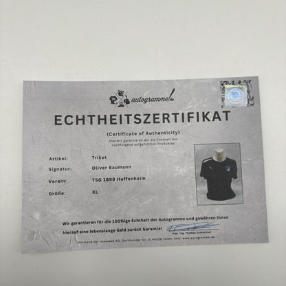 1899 Hoffenheim Shirt Oliver Baumann signiert Bundesliga Fußball Neu Puma XL