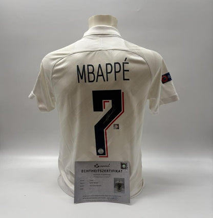 PSG Trikot Kylian Mbappe signiert Paris League 1 COA Nike Fußball S