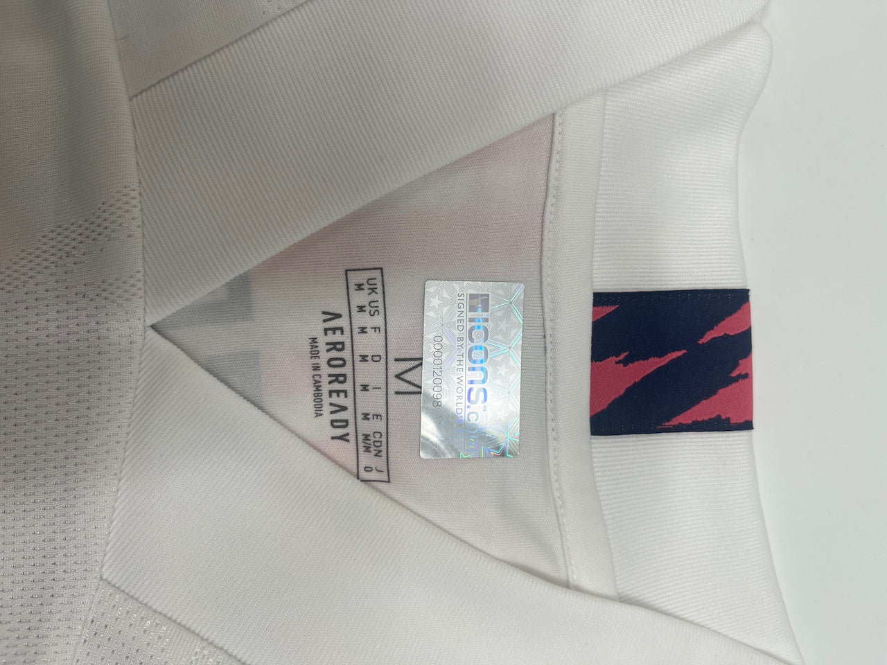 Real Madrid jersey signed by Casemiro, autographed Adidas COA M