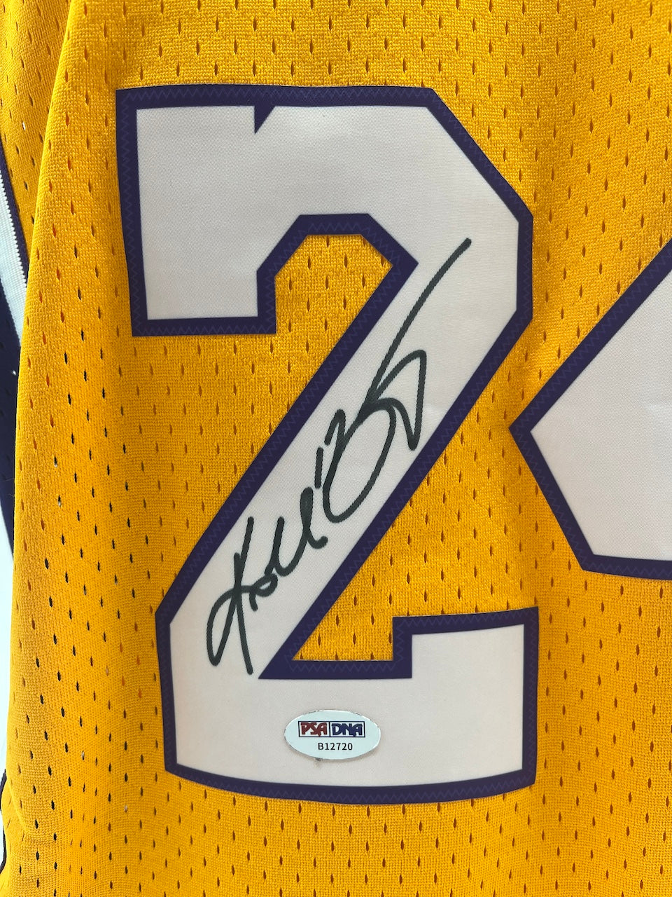 Los Angeles Lakers Jersey Kobe Bryant signs NBA Basketball COA L