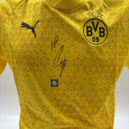 Borussia Dortmund Trainingsshirt Salih Özcan signiert Puma COA  Autogramm S