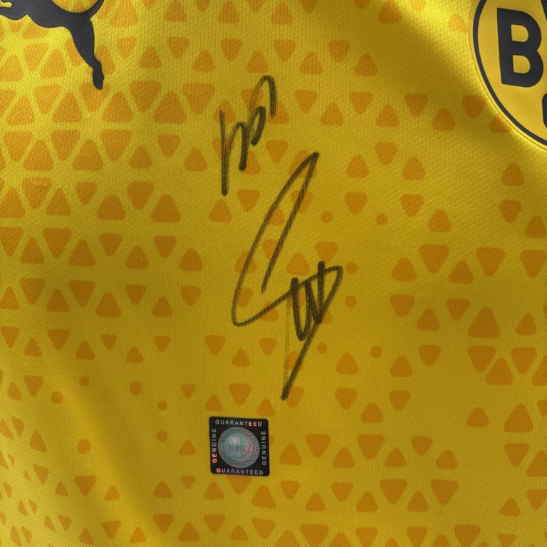 Borussia Dortmund Trainingsshirt Salih Özcan signiert Puma COA  Autogramm S