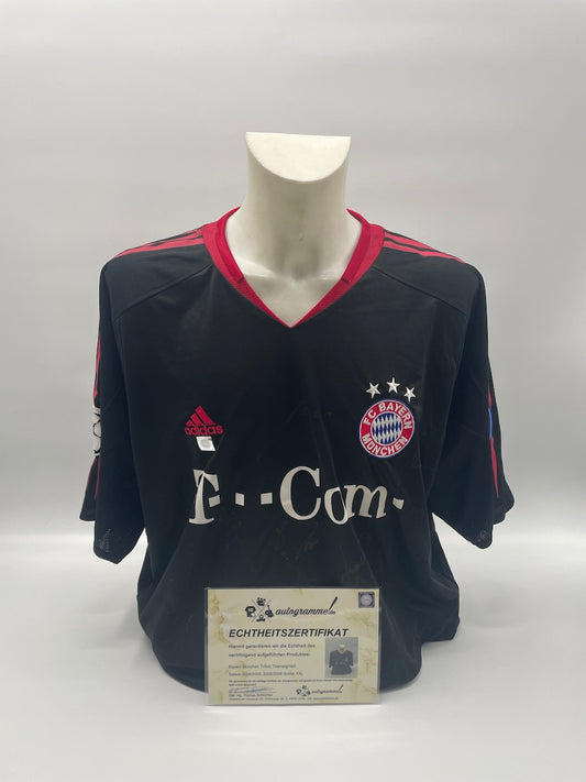 Bayern Munich Trikot 2004/2005 2005/2006 team signed football coa adidas 2xl