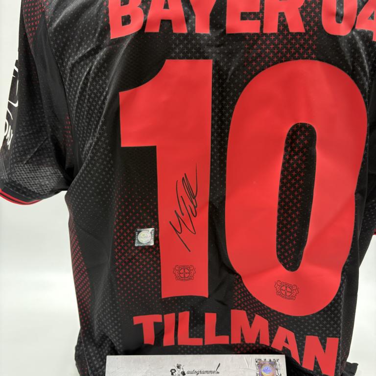 Bayer Leverkusen Trikot Malik Tillman signiert New Balance COA Autogramm L