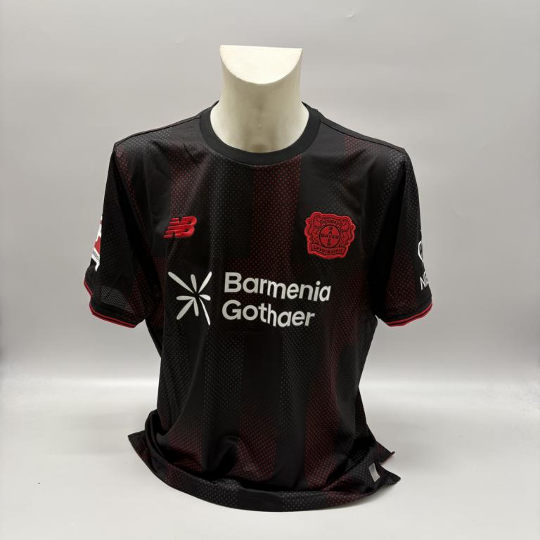 Bayer Leverkusen Trikot Lucas Vazquez signiert New Balance COA Autogramm XL