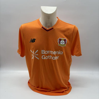 Bayer Leverkusen Authentic Trikot Mark Flekken signiert New Balance COA Autogramm L