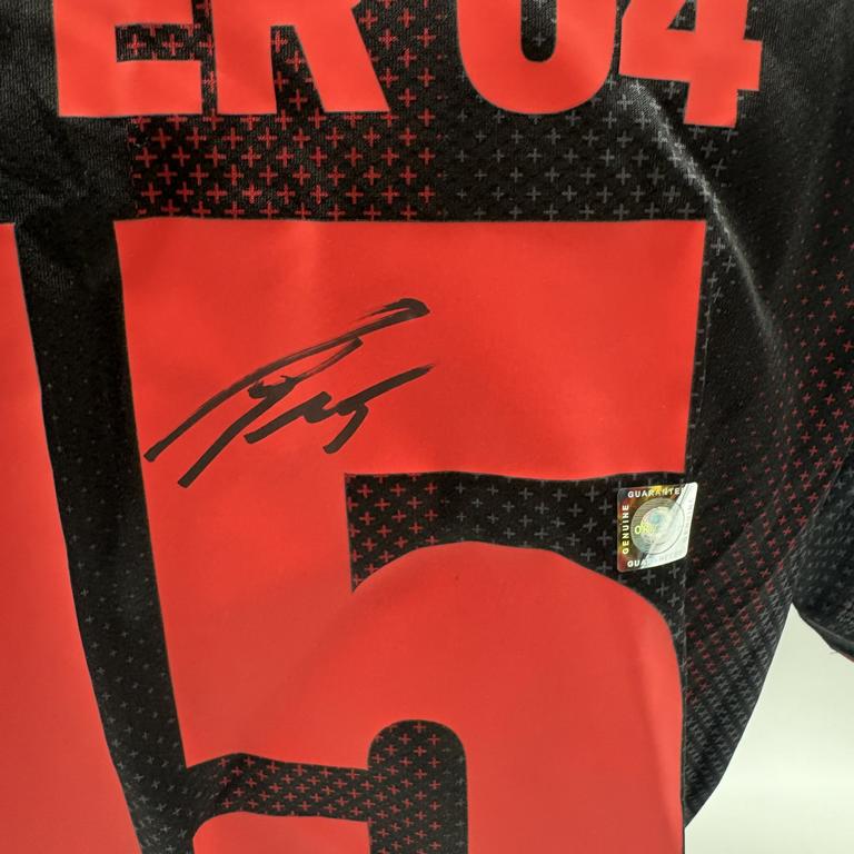 Bayer Leverkusen Trikot Tim Oermann signiert New Balance COA Autogramm L
