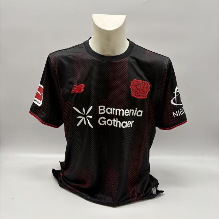 Bayer Leverkusen Trikot Martin Terrier signiert New Balance COA Autogramm XL