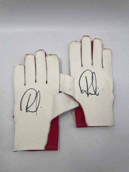 Goalkeeper gloves Lukas Raeder signed autograph bayern signature adidas new