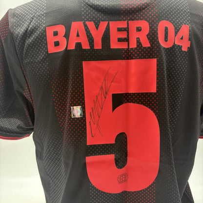 Bayer Leverkusen Trikot Loic Bade signiert New Balance COA Autogramm L