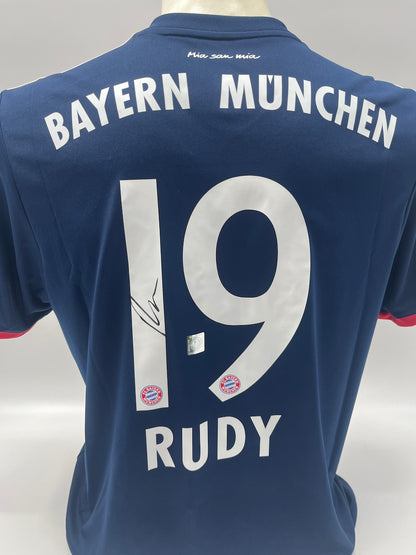 Bayern Munich jersey signed by Sebastian Rudy, Adidas M