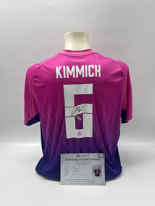 DFB Trikot Joshua Kimmich signiert Adidas COA Deutschland Autogramm XL