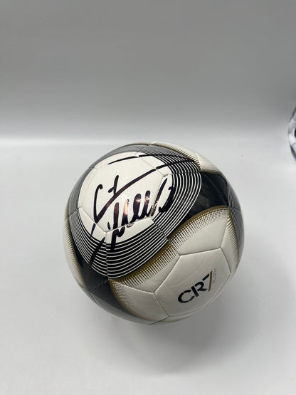 Football Cristiano Ronaldo signed Portugal Football Real Madrid Autograph CR7
