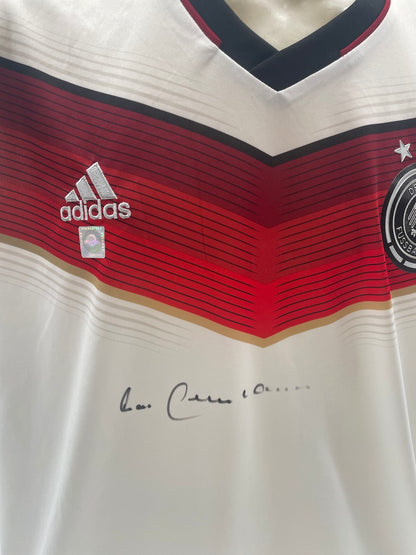 DFB jersey Franz Beckenbauer signed Adidas Coa Germany DFB Kaiser XXL