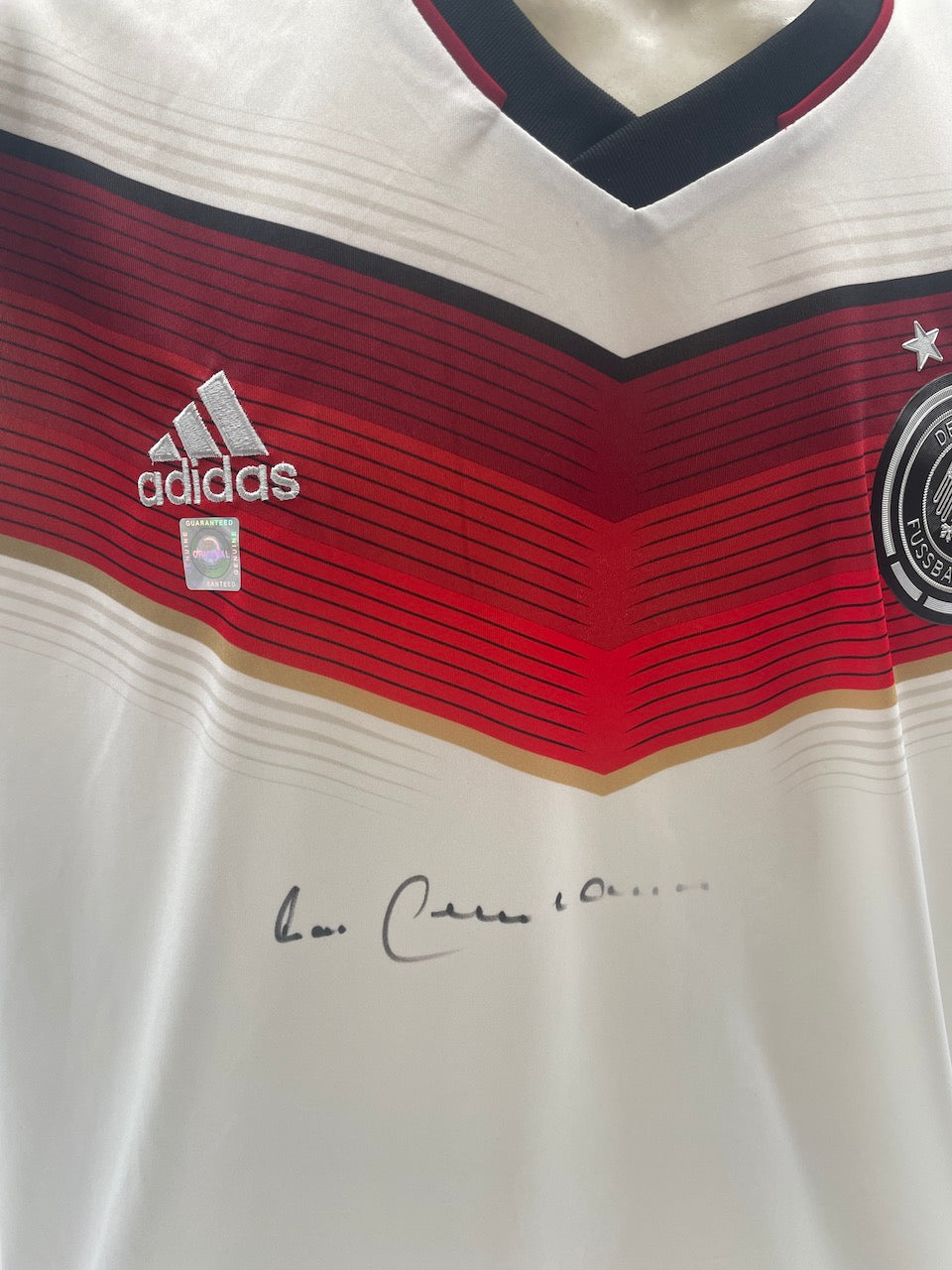 DFB jersey Franz Beckenbauer signed Adidas Coa Germany DFB Kaiser XXL