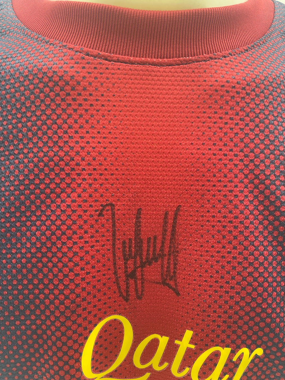 FC Barcelona Trikot Johan Cruyff signiert Autogramm Nike Niederlande Holland 158-170