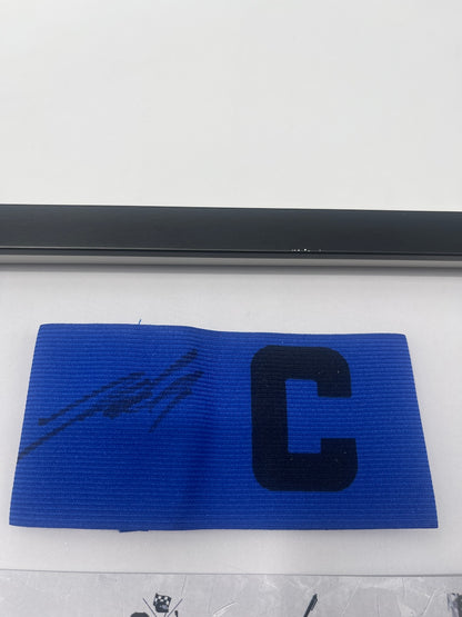 Captain's armband Jonathan Tah signed as part of the DFB Football Autograph series