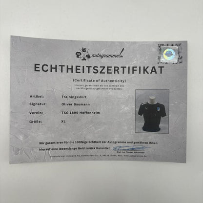 1899 Hoffenheim Shirt Oliver Baumann signiert Bundesliga Fußball Neu Puma XL