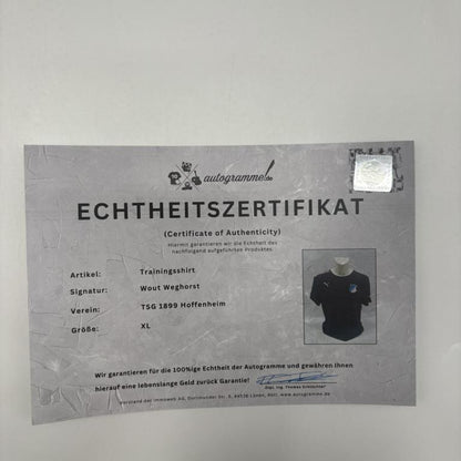 1899 Hoffenheim Shirt Wout Weghorst signiert Bundesliga Fußball Neu Puma XL