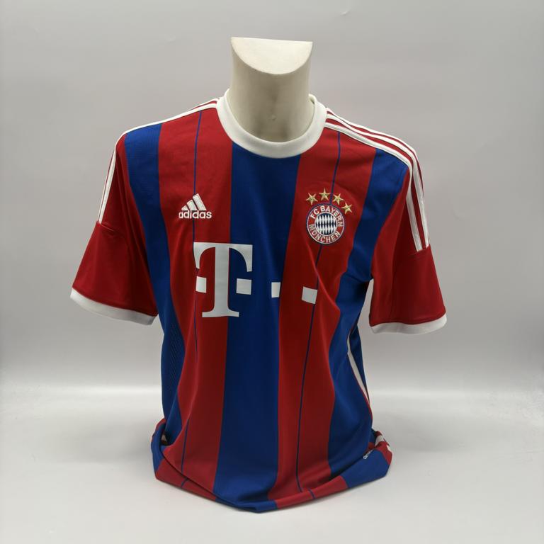 Bayern München Trikot David Alaba signiert Adidas COA Autogramm L