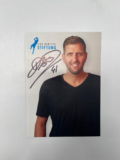 Dallas Mavericks Jersey Dirk Nowitzki Signs NBA Basketball COA S