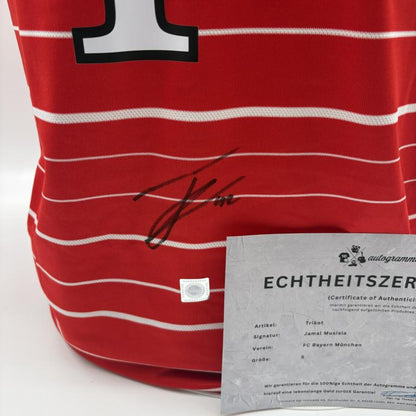 Bayern München Trikot Jamal Musiala signiert Autogramm Adidas COA S