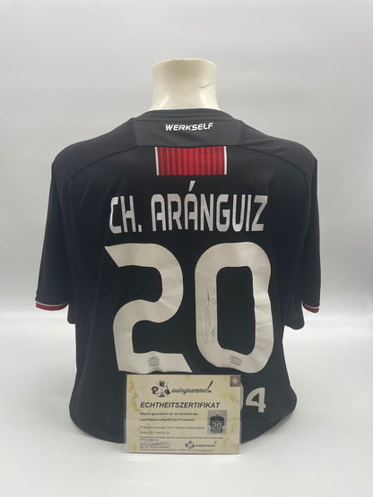 Bayer Leverkusen jersey Charles Aranguiz signed autograph bundesliga new 5xl