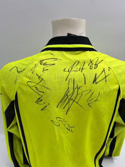 BVB Jersey 1996/1997 Team Signed Borussia Dortmund Nike XS