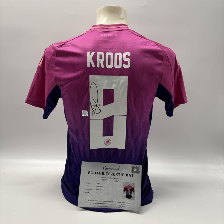DFB Trikot Toni Kroos signiert Autogramme Adidas Deutschland COA S