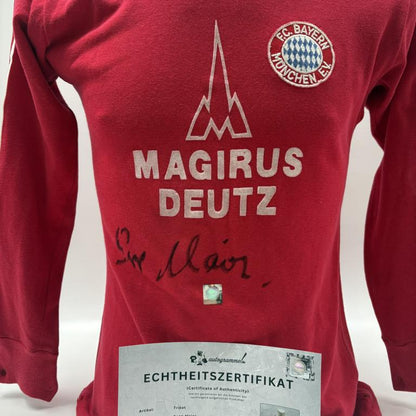 Bayern München Trikot Sepp Maier signiert FCB Autogramm COA S