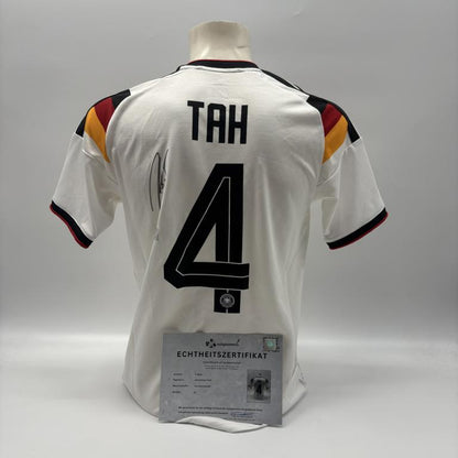 DFB Trikot WM 2026 Jonathan Tah signiert Autogramme Adidas COA neu S