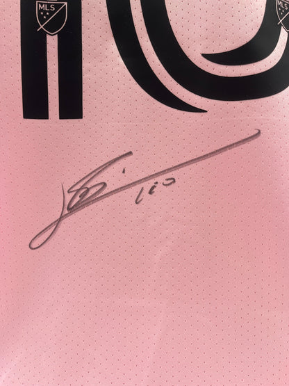 Inter Miami jersey signed by Lionel Messi, autographed Adidas COA L
