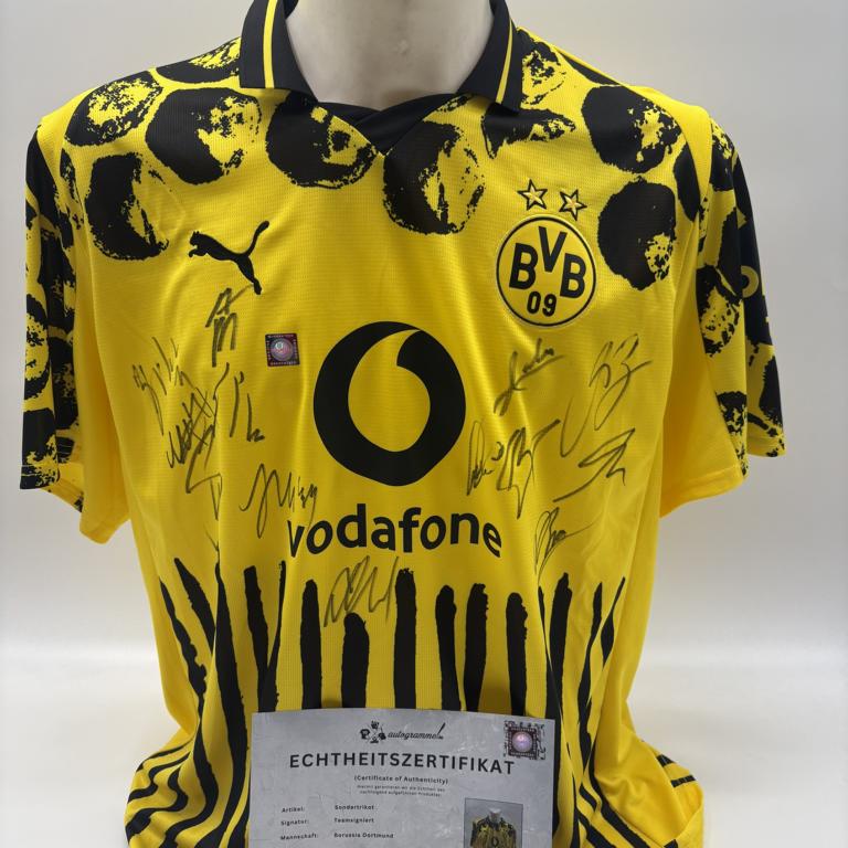 BVB Sondertrikot 2025 Klub WM Teamsigniert Borussia Dortmund COA Puma XL