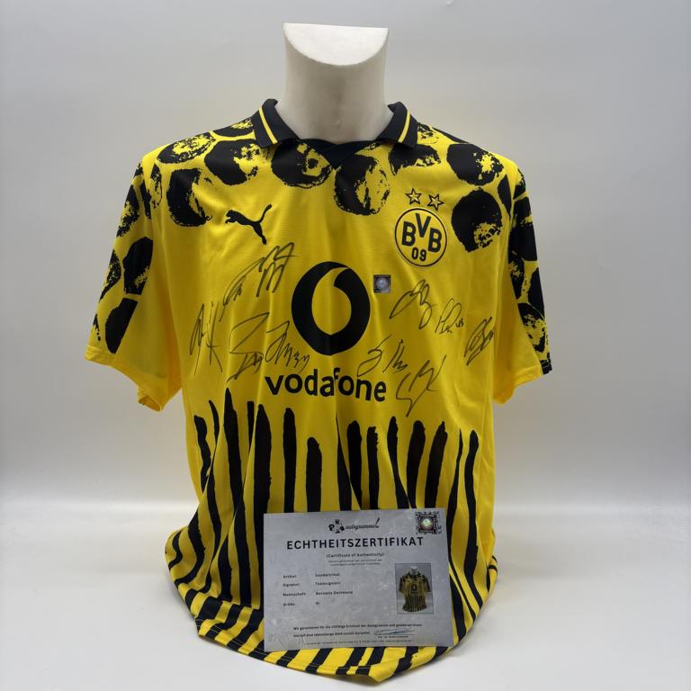 BVB Sondertrikot 2025 Klub WM Teamsigniert Borussia Dortmund COA Puma XL