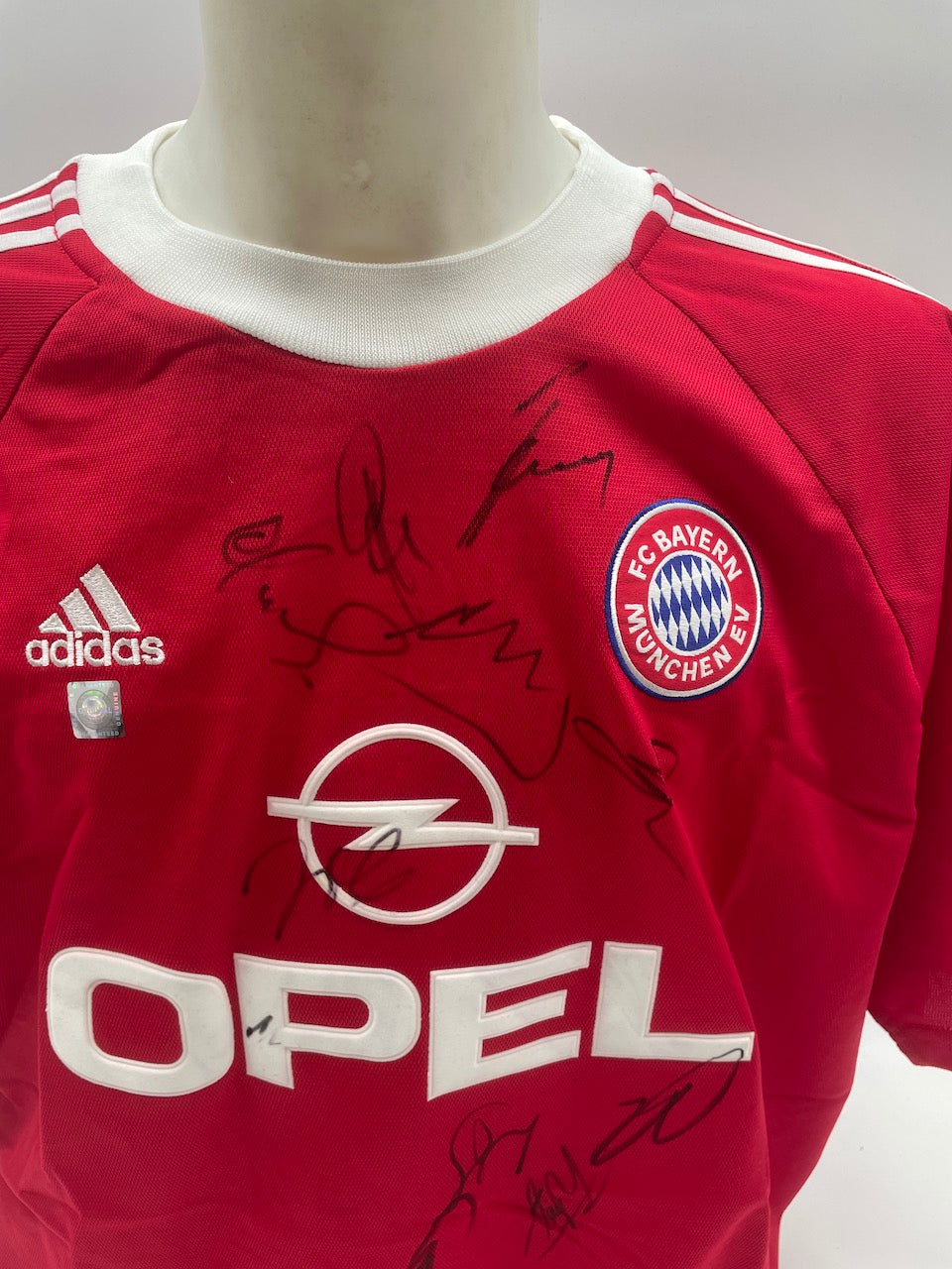 Bayern München Trikot 2001/2002 Teamsigniert Autogramm Unterschrift Adidas XL