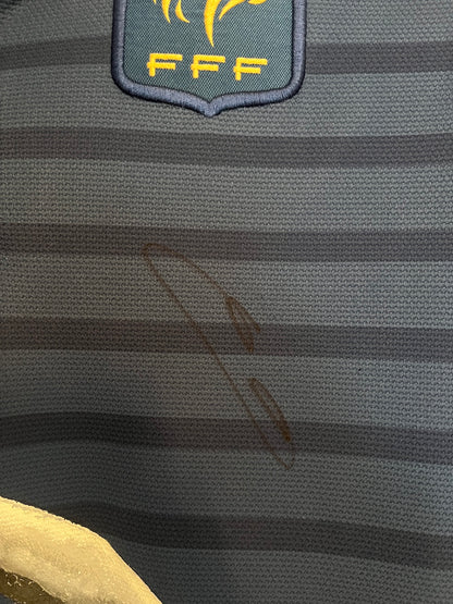 France jersey portrait of Franck Ribery, hand-painted and signed, Nike XL